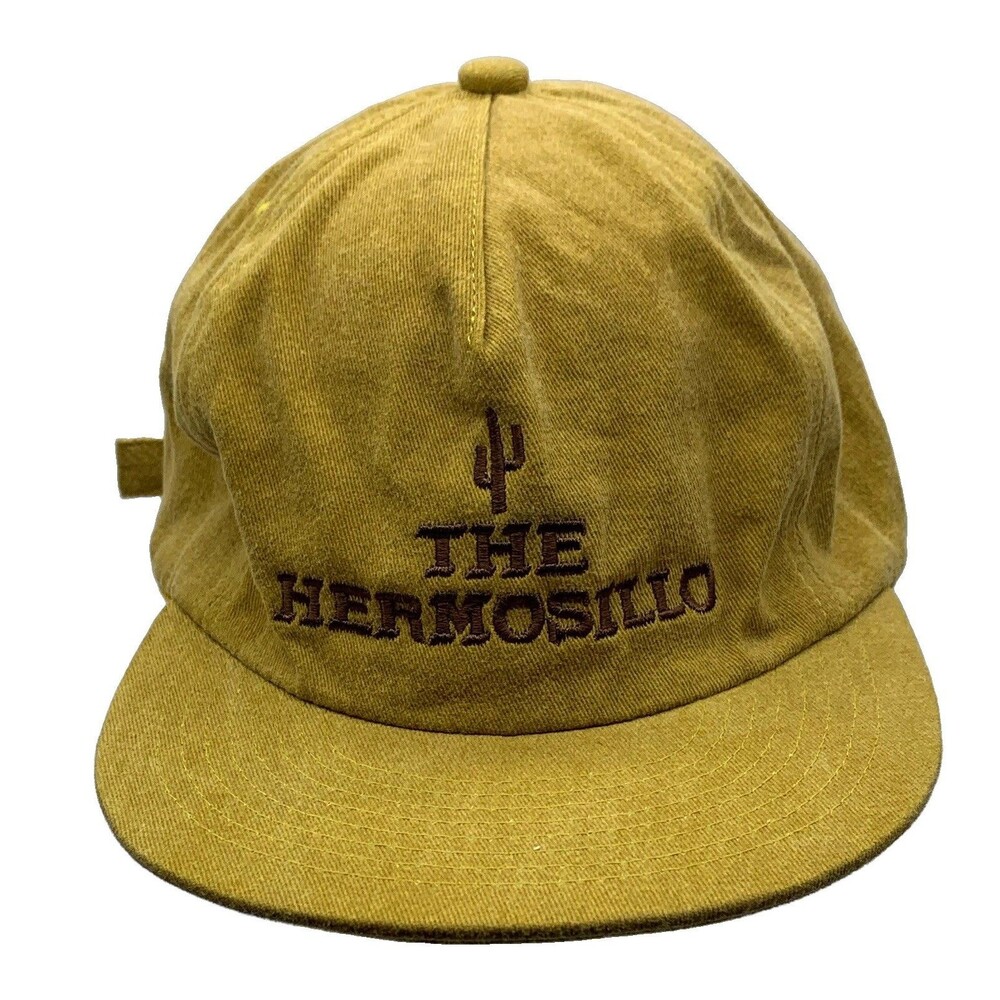 Tan "The Hermosillo" Cactus Embroidered Adjustable Baseball Cap Unisex